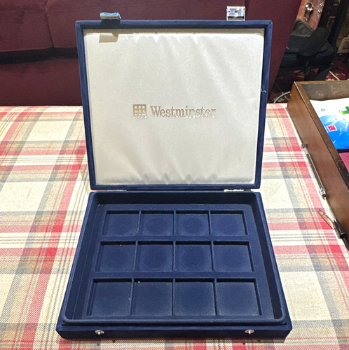 Westminster blue coin - blue,