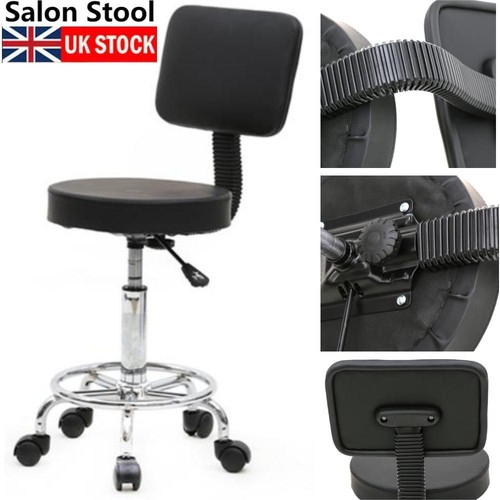 Adjustable salon stool back - adjustable,