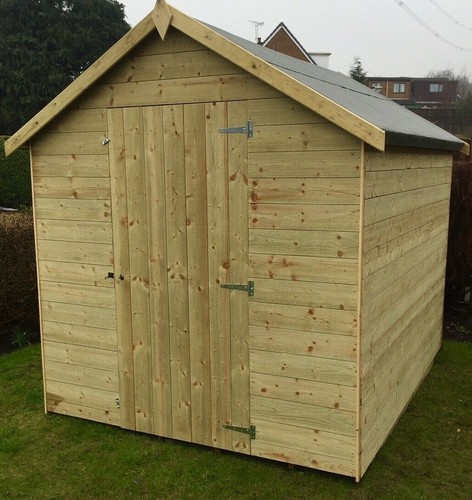 6x4 apex garden shed 12mm - garden,