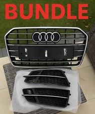 AUDI A6 (C7) S-LINE 2015- 2018 FRONT BUMPER GRILLE 4G0853653 T GENUINE MINT?