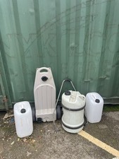 Aqua Roll and Waste Master Plus 2 Water Carriers Used Good Condition
