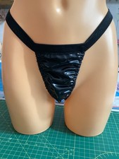 Pvc double tanga thong