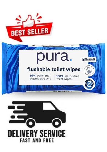 Pura flushable moist toilet - pura,