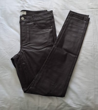 Dorothy Perkins Frankie size 8 pvc jeggings plum