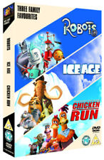 Robots/Ice Age/Chicken Run DVD (2007) Chris Wedge, Lord (DIR) cert PG 3 discs