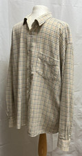 HOGGS OF FIFE : Cotton Mens Long Sleeve Tattersall Country Check Shirt - Size XL