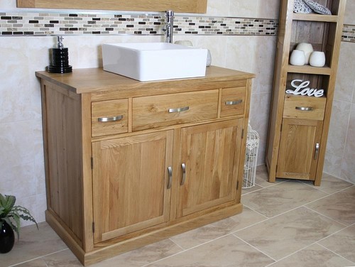 Bathroom vanity unit solid - unit, in