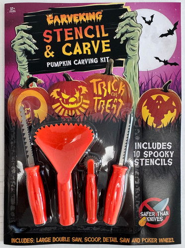 Halloween pumpkin carving kit - pumpkin,