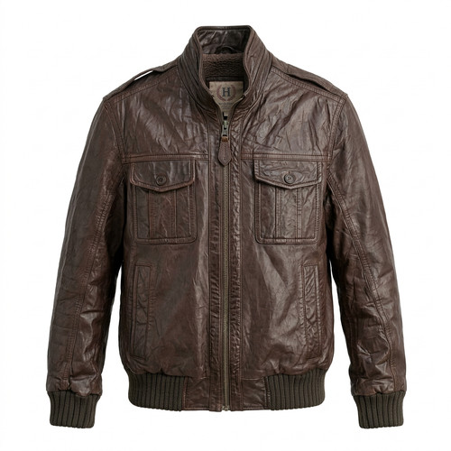 Vintage blue harbour bomber - blue,