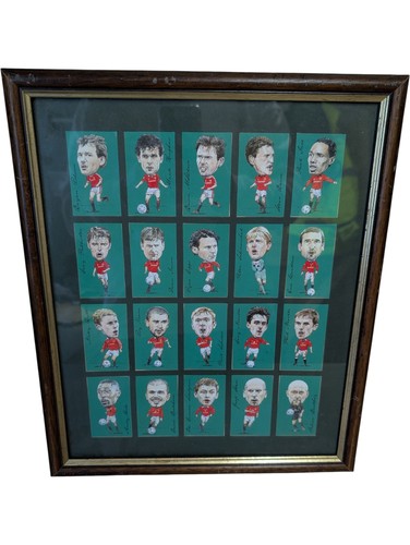 Framed football stubbs - framed,