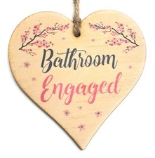 Engaged Vacant Bathroom Door