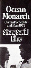 1971 Shaw Savill OCEAN MONARCH
