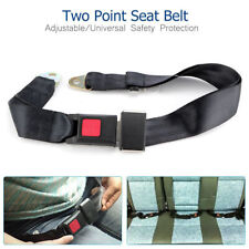 Car Seat Belt Lap 2 Point Safety Travel Adjustable Retractable Auto Universal UK
