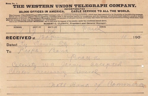 The western union - u.s.,