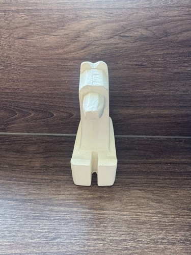 Handmade wooden white polar - handmade,