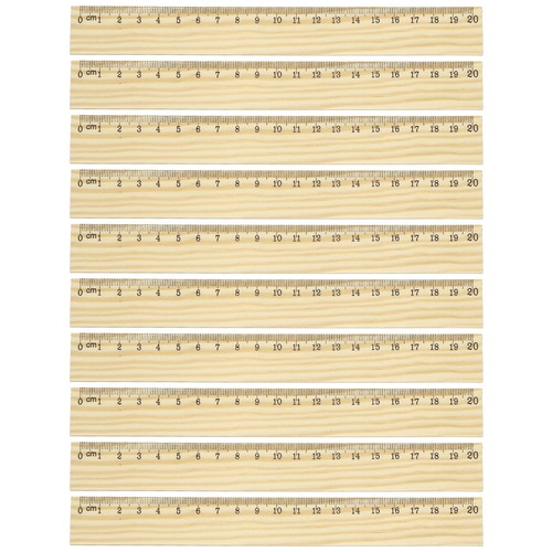 Inch wooden rulers 24 - 8, pcs