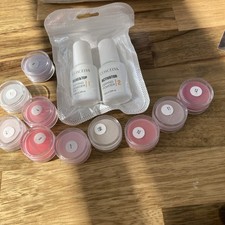 Dipping Powder Nail Acrylic Starter Kit Top Coat Base Coat Activator No UV Light