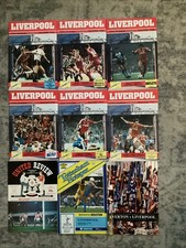 Liverpool FC 6 Home & 3 Away Football Programmes 1988/9 Season Great Condition
