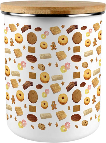 Novelty biscuit tin storage - biscuit,