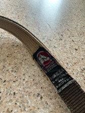 two foal web halters in good condition adjustments at nose and throat on both.