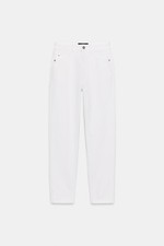 ZARA WOMENS HIGH-WAIST MOM FIT