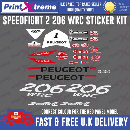 Speedfight 206 wrc sticker - speedfight,