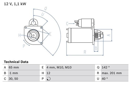 Fits bosch 986 - 021, 741