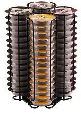 60 Tassimo Pod T-Disc Coffee Capsule Holder Dispenser Storage Stand (Black)