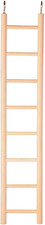 Wooden ladder with eight rugs - wooden,