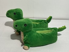 Dragon Slippers UK 13/1 Kids Children's Little Explorers Green
