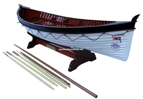 Titanic lifeboat model - lifeboat, 24"