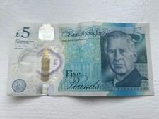 Rare King Charles III £5 Bank