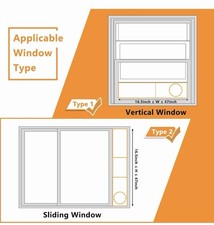 Door Seal Mobile Air Conditioner Kit,6 Plates Sliding Door Seal kit for Portable