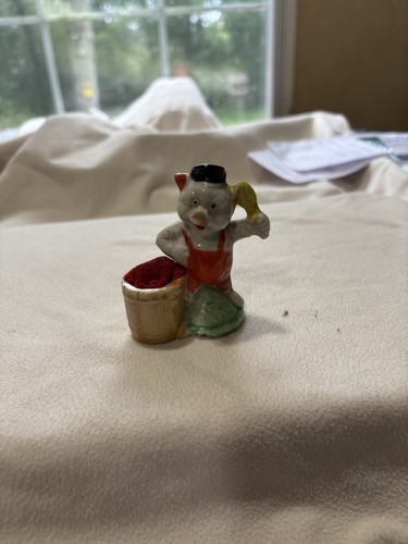 Vintage porcelain pin cushion - vintage,