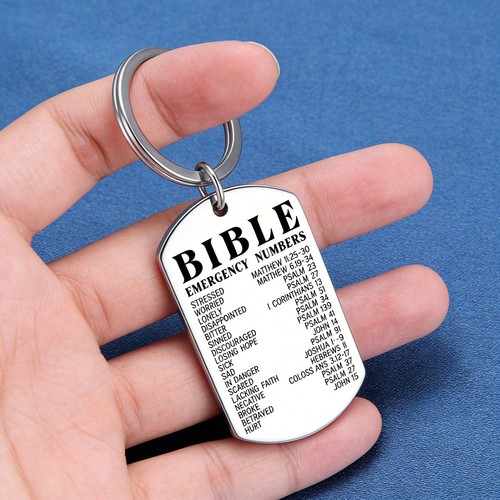 Stainless steel faith - faith, keyring