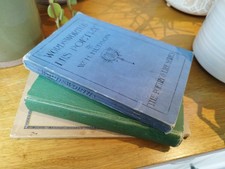 Set Antique Vintage Books Wordsworth Poetry Shakespeare Palace of Westminster