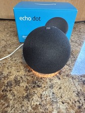 Amazon Echo Dot 4th Gen Bluetooth Alexa Smart Speaker & Power Cable - B7W64E