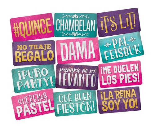 Quinceanera photo booth props - photo,