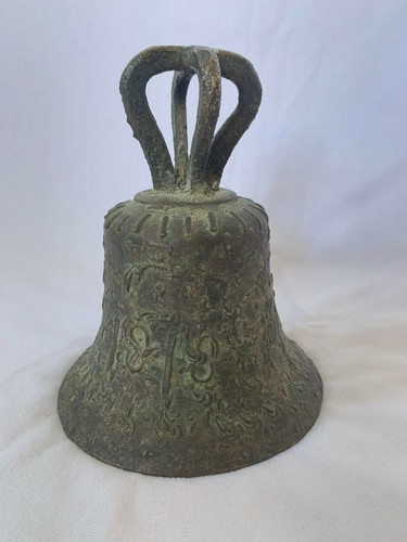 Vtg 1818 bronze mission bell - 1818,