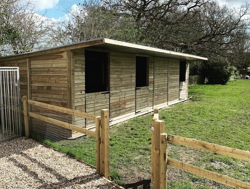 Stables and field - shelters, for