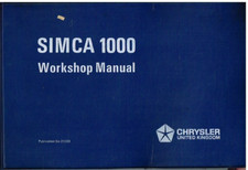 Simca 1000 saloon incl - simca, (incl