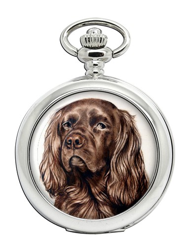 Sussex spaniel pocket watch - sussex,