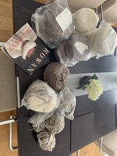 Lyndale Rovings Undyed Virgin Pure Wool. Rolls of Two Strand White & Black.