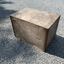 Vintage Wooden Tea Caddy Crate