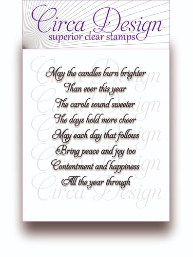 Clear unmounted christmas - clear,