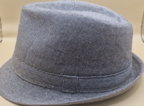 Grey herringbone tweed cotton - grey,