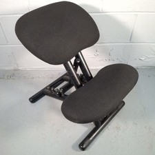 Cinius Ergonomic Kneeling Chair Black Adjustable Posture Seat Italy Design