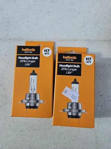 Halfords 477 car headlight - halfords, h7