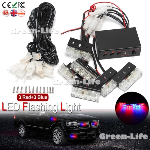 Led strobe lightbar - 6x, 3