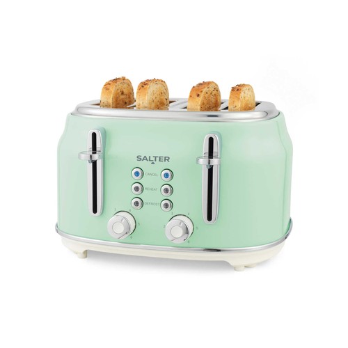 Salter retro slice toaster - salter, 4-slice